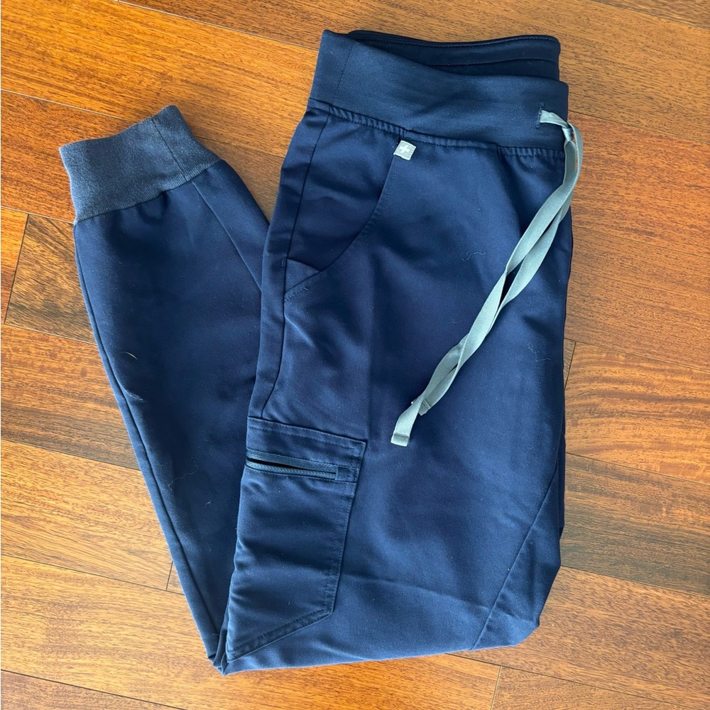 FIGS Navy Jogger Zamora scrub bottoms